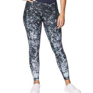 Lululemon Wunder Under Hi-Rise Nulux Effervescence Multi Black Size 4